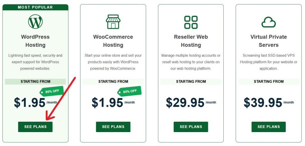 greengeeks hostings plans