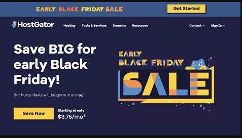 hostgator black friday sale