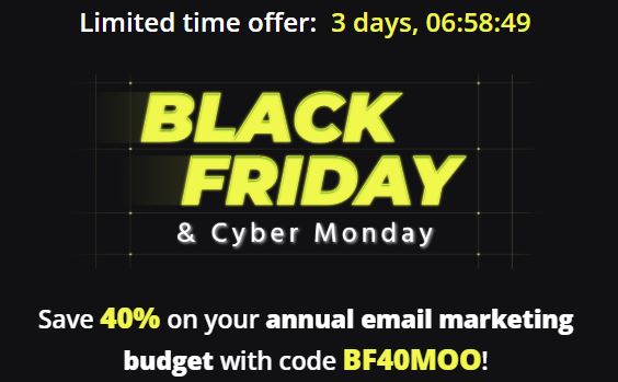 moosend black friday