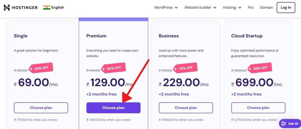 Hostinger coupon first-time users 2