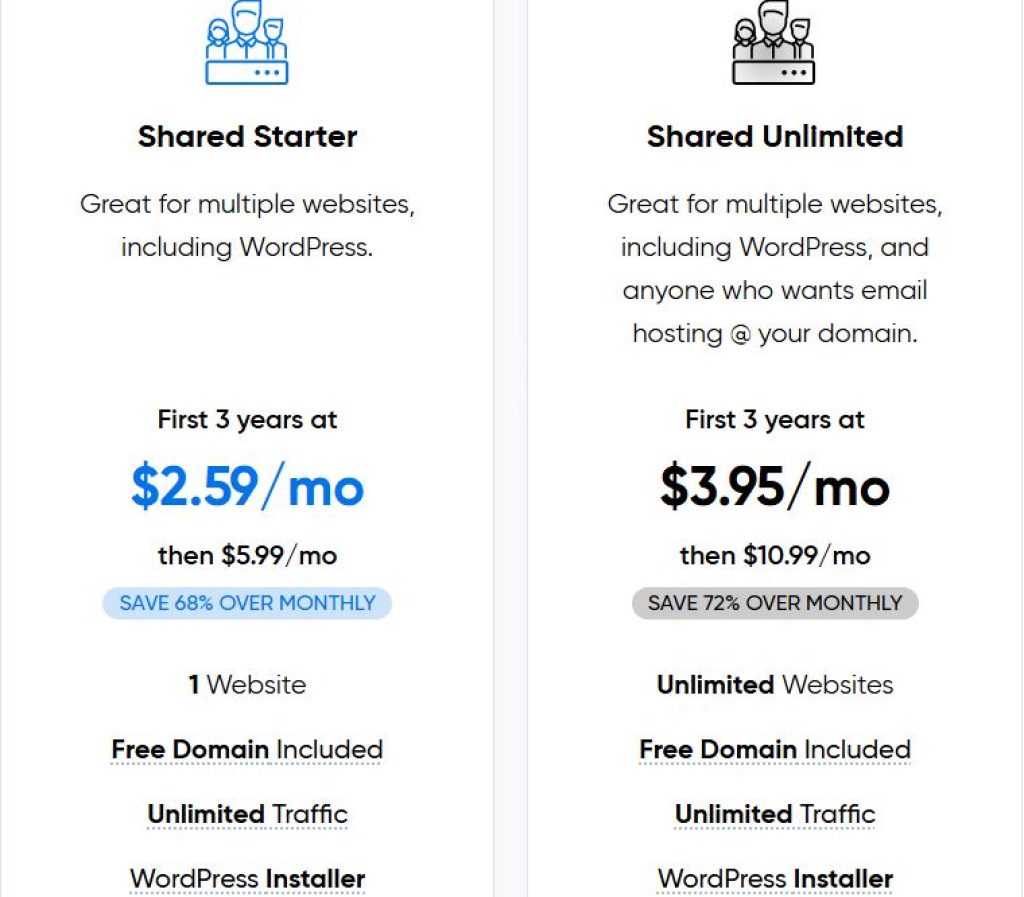 dreamhost hosting price