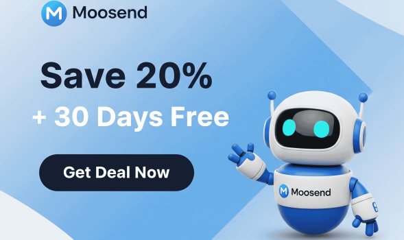 Moosend Coupon Code: Save 20% + 30 Days Free Trial