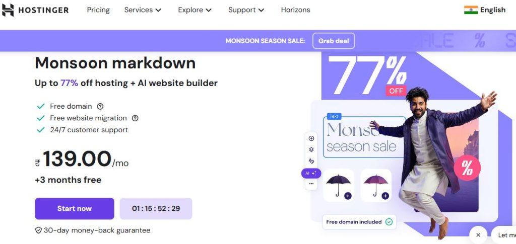 hostinger website
