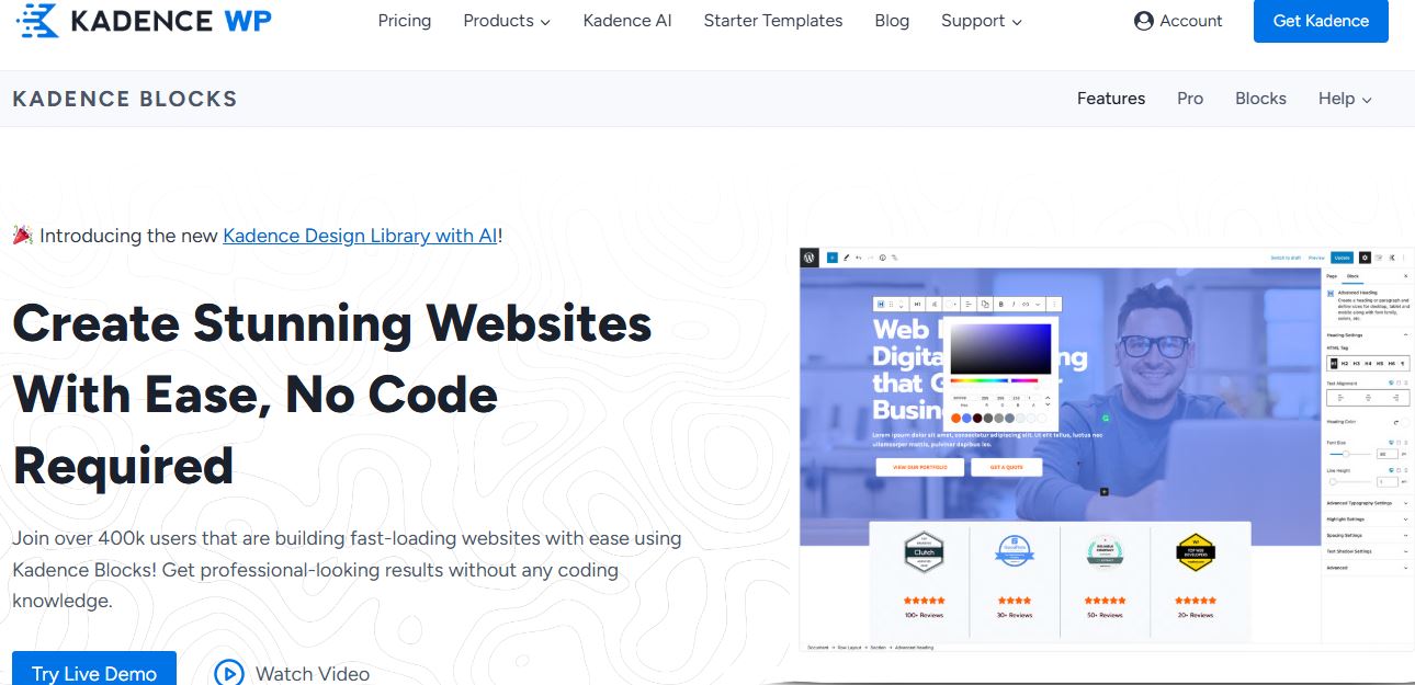 kadence wordpress theme