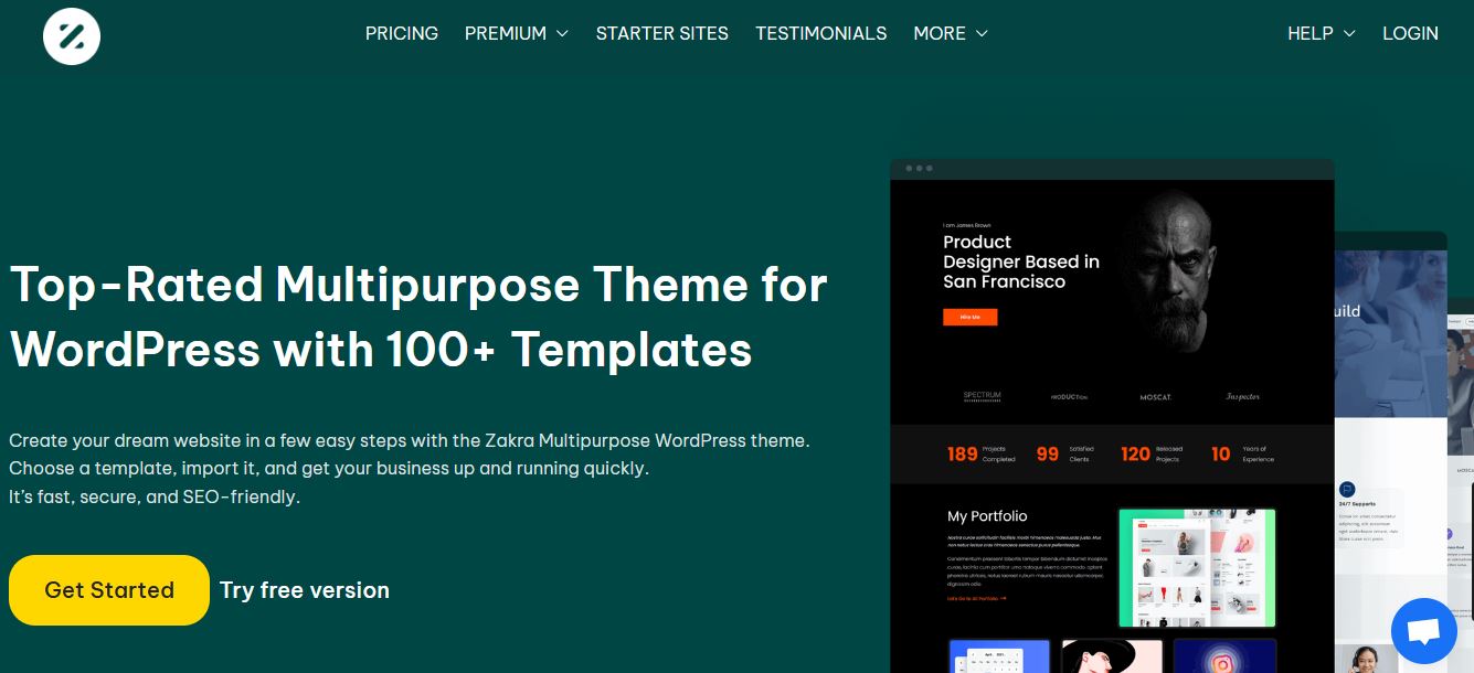 zakra wordpress theme